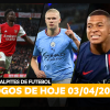 Palpites de Futebol para os Jogos de Hoje! | 03/04/2024 + Bilhete Pronto
